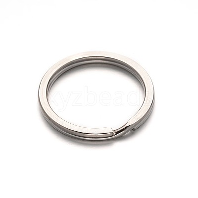Non-Tarnish 304 Stainless Steel Split Key Rings X-STAS-M216-04-1