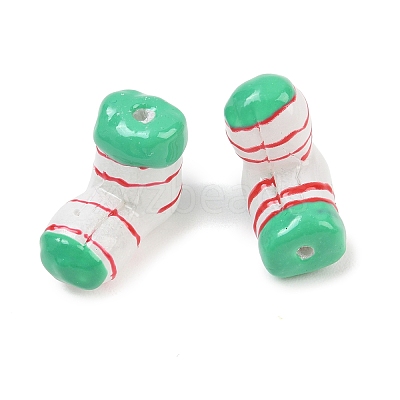 Dyed & Heated Glass Enamel Beads GLAA-B036-01-1