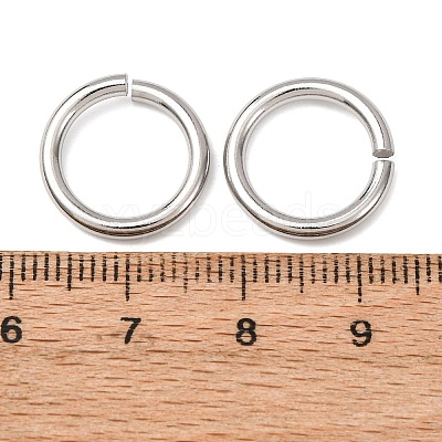 Tarnish Resistant 304 Stainless Steel Open Jump Rings STAS-R065-41-1
