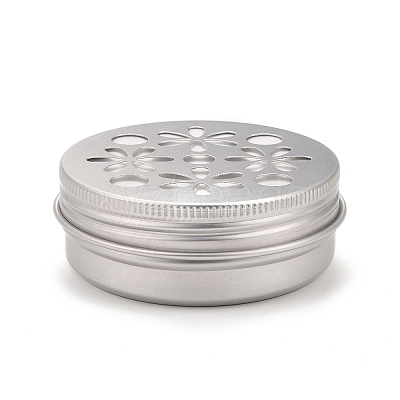 Aluminium Shallow Round Tins LS-AJEW-WH0258-141C-1