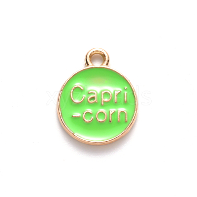 Alloy Enamel Pendants ENAM-S124-01A-06E-1
