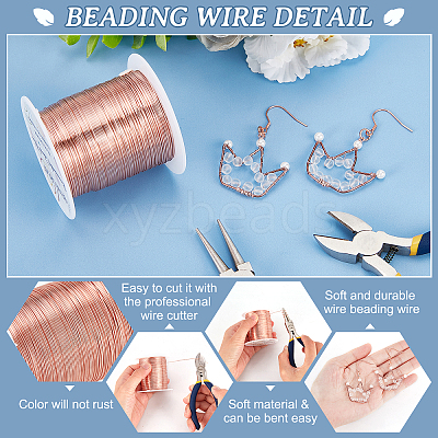 1 Roll Round Copper Wire CWIR-BC0001-35C-R-1