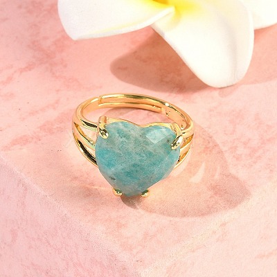 Brass Cuff Open Rings RJEW-D347-01G-10-1