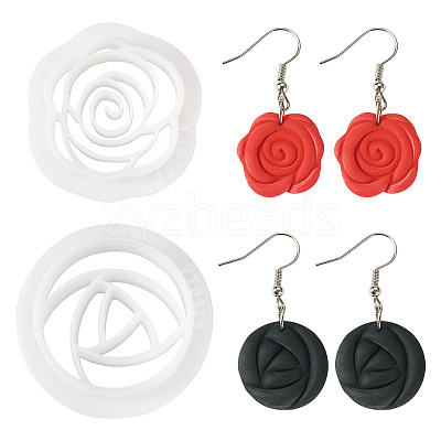 2Pcs Plastic Molds DIY-TA0001-09B-1