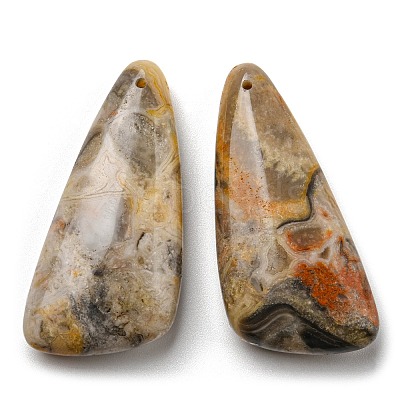 Natural Crazy Agate Pendants G-M405-09-02-1