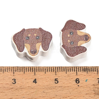 Printed Wood Beads WOOD-D289-01E-1