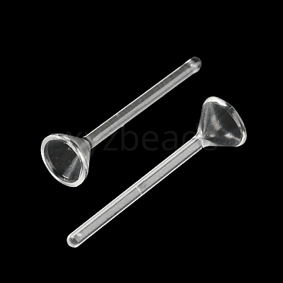 Resin Stud Earring Findings X1-FIND-H046-06-1
