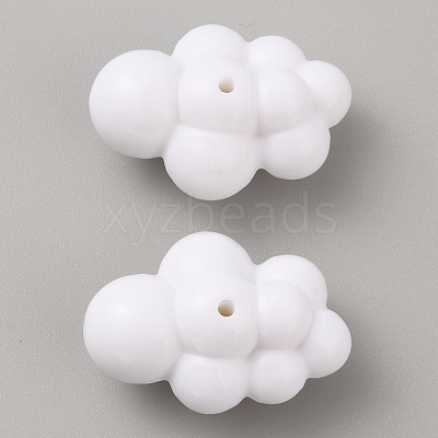 Opaque Acrylic Beads SACR-TAC0005-04A-1