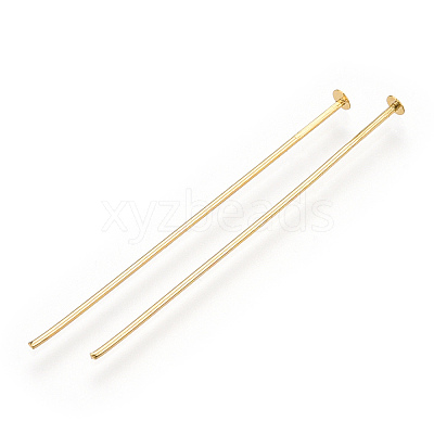 Brass Flat Head Pins KK-G331-11-0.7x40-1