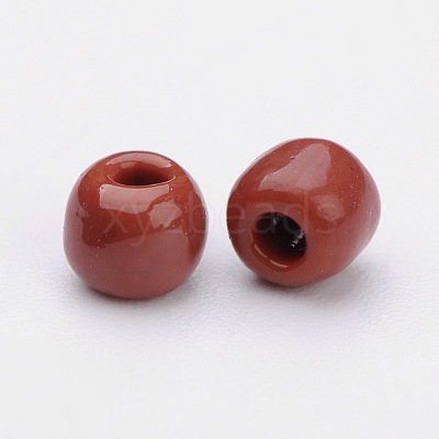 8/0 Opaque Colours Round Glass Seed Beads X-SEED-A010-3mm-46-1