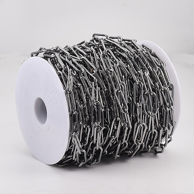 Unwelded Iron Paperclip Chains CH-S125-01A-B-1