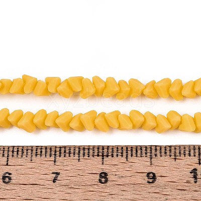 Frosted Opaque Glass Beads Strands GLAA-N017-4mm-22-1