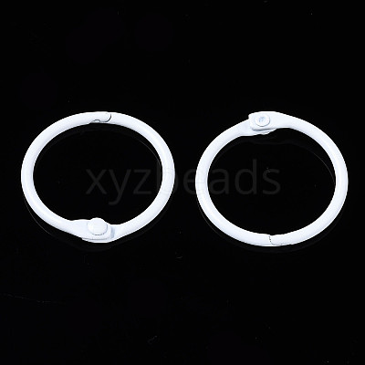 Spray Painted Iron Split Key Rings IFIN-T017-01M-1