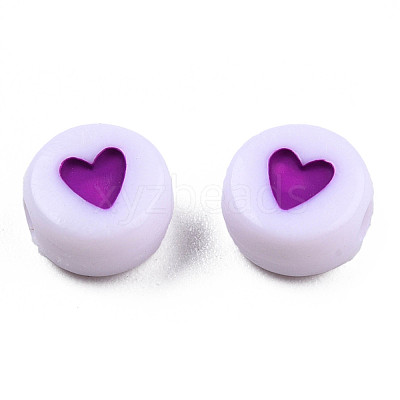 Opaque Acrylic Beads MACR-N008-57D-1