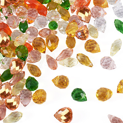 150Pcs 10 Styles Glass Beads GLAA-TA0004-35-1