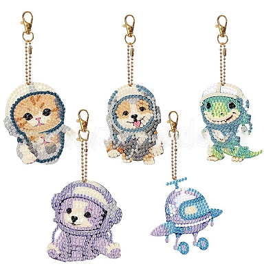 Animal Spaceman DIY Diamond Painting Kit PW-WG21165-01-1