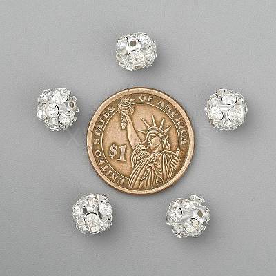 Brass Crystal Rhinestone Beads RSB11C14-1