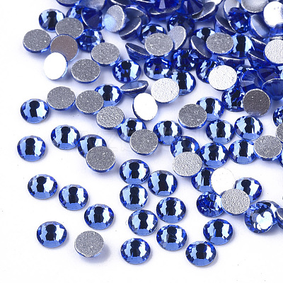 Glass Rhinestone Flat Back Cabochons RGLA-S002-04SS-04-1