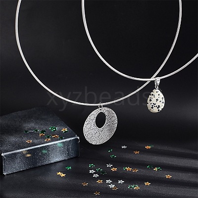 Tarnish Resistant Casual Style 304 Stainless Steel Snake Chain Choker Necklaces STAS-O037-05-1