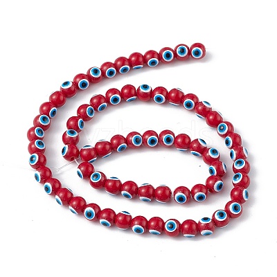 Baking Paint Glass Beads DGLA-C001-02H-1