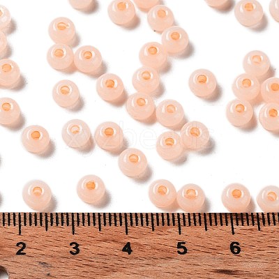 Imitation Jade 3/0 Glass Seed Beads SEED-Z001-A-A08-1