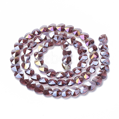 Electroplate Glass Beads EGLA-Q091-14mm-A04-1