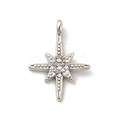 Alloy Crystal Rhinestone Pendants ALRI-K050-09P-1