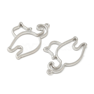 Alloy Open Back Bezel Pendants FIND-L025-02P-1