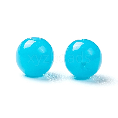 Fluorescent Acrylic Beads MACR-R517-8mm-10-1