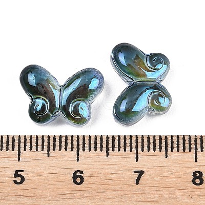 AB Color Plated Transparent Glass Beads GLAA-Z020-01F-1