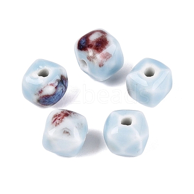 Vintage Handmade Porcelain Beads PORC-N013-18-14-1