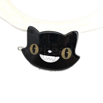 Cellulose Acetate with Iron Hair Clips PW-WG683EB-02-1
