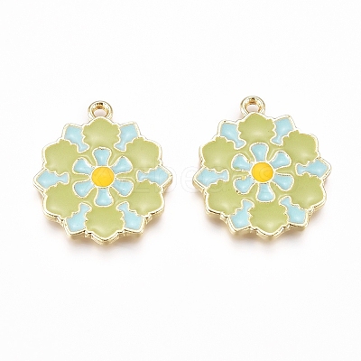Alloy Enamel Pendants LS-ENAM-E568-12G-1