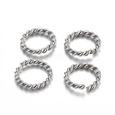 Tarnish Resistant 304 Stainless Steel Open Jump Rings STAS-F191-11P-B-1