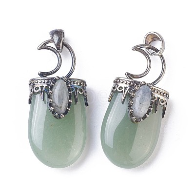 Natural Mixed Stone Pendants G-F639-09-1