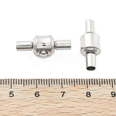 304 Stainless Steel European Clasps STAS-Z115-04P-08-1