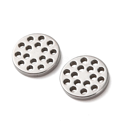 Hollow 304 Stainless Steel Charms STAS-G385-05P-01-1