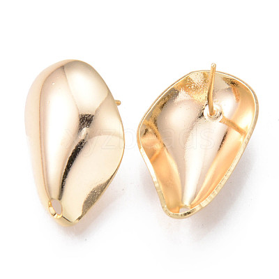 Brass Stud Earrings Findings X-KK-R116-016-NF-1