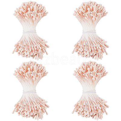 Gypsum with Cotton Cord Artificial Flower Core DIY-WH20007-36A-03-1
