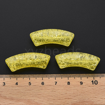Transparent Crackle Acrylic Beads CACR-S009-001B-N85-1