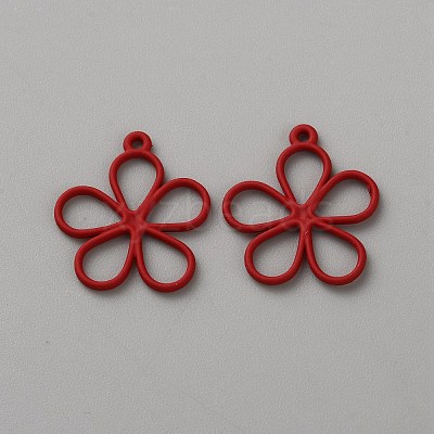 Hollow Out Spray Painted Alloy Pendants FIND-WH20008-19D-1
