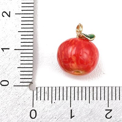 Fruit Alloy Enamel Charms LS-ENAM-P264-02C-G01-1