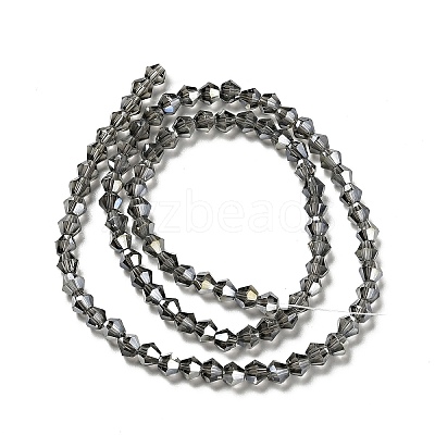 Transparent Electroplate Glass Beads Strands LS-EGLA-S056-4mm-15-1