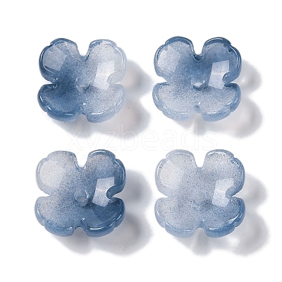 Baking Paint Glass Bead Caps GLAA-S202-04G-1