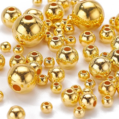 497Pcs 5 Style ABS Plastic Beads OACR-YW0001-10A-1