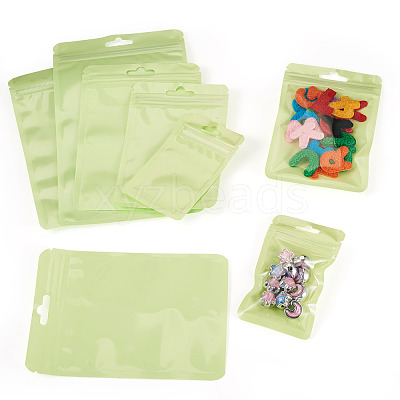 50Pcs 5 Styles Macaron Color Plastic Yin-yang Resealable Bags OPP-TADJ0001-03E-1