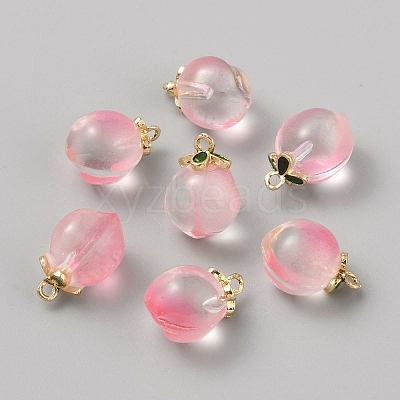 Glass Pendants LS-GLAA-WH0035-41G-03-1