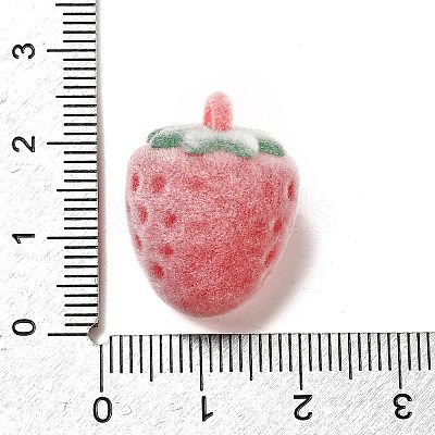 Flocky Resin Pendants FIND-I044-27-1