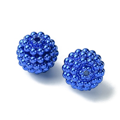 Imitation Pearl Acrylic Beads OACR-FS0001-45E-1