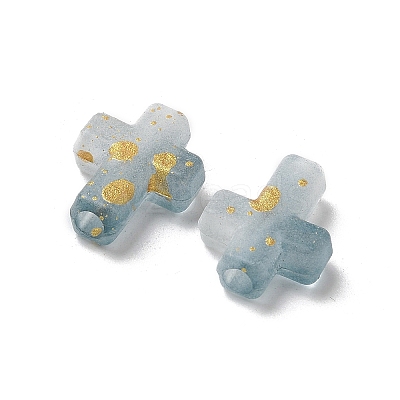 Gradient Color Transparent Acrylic Beads X1-OACR-M023-03F-1